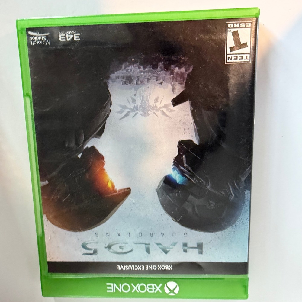 Halo 5 Guardians Xbox One Microsoft 2015 Sci-Fi Shooter Video Game Case Only